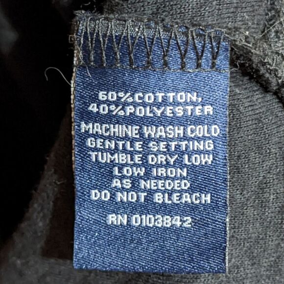 Toscano Men's Black Textured Knit 3/4 Zip Sweater Size XL - Picture 6 of 6